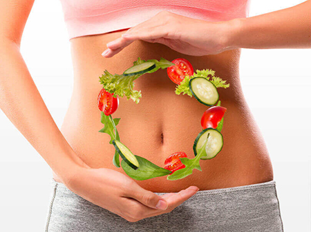 Misky se zdravými potravinami bohatými na vlákninu